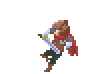 character attacking